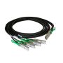 Intel XXV4DACBL2M Glasvezel kabel 2 m QSFP28 4x SFP28 Zwart, Groen (XXV4DACBL2M) thumbnail