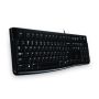 Logitech K120 Corded Keyboard toetsenbord USB Grieks Zwart (920-002490) thumbnail