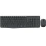 Logitech MK235 toetsenbord Inclusief muis RF Draadloos Portugees Grijs (920-007917) thumbnail