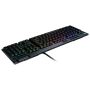 Logitech G G815 LIGHTSYNC RGB Mechanical Gaming Keyboard – GL Clicky toetsenbord USB Scandinavisch Koolstof (920-009092) thumbnail
