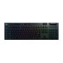 Logitech G G915 LIGHTSPEED Wireless RGB Mechanical Gaming Keyboard – GL Clicky toetsenbord RF-draadloos + Bluetooth Scandinavisch Koolstof (920-009108) thumbnail
