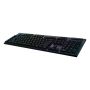 Logitech G G915 LIGHTSPEED Wireless RGB Mechanical Gaming Keyboard – GL Clicky toetsenbord RF-draadloos + Bluetooth Scandinavisch Koolstof (920-009108) thumbnail