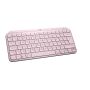 Logitech MX Keys Mini toetsenbord RF-draadloos + Bluetooth QWERTY Engels Roze (920-010497) thumbnail