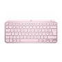 Logitech MX Keys Mini toetsenbord RF-draadloos + Bluetooth QWERTY Engels Roze (920-010497) thumbnail