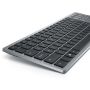 DELL KB740 toetsenbord RF-draadloos + Bluetooth QWERTY US International Grijs, Zwart (KB740-GY-R-INT) thumbnail