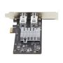 StarTech.com 2-Port GbE SFP Netwerkkaart, PCIe 2.0 x1, Intel I350-AM2 2x 1GbE Controller, 1000BASE Koper/Glasvezel, Dual-Port Gigabit Ethernet NIC, Desktop/Server Backplanes, Windows en Linux Compatibel (P021GI-NETWORK-CARD) thumbnail
