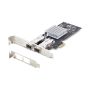 StarTech.com 2-Port GbE SFP Netwerkkaart, PCIe 2.0 x1, Intel I350-AM2 2x 1GbE Controller, 1000BASE Koper/Glasvezel, Dual-Port Gigabit Ethernet NIC, Desktop/Server Backplanes, Windows en Linux Compatibel (P021GI-NETWORK-CARD) thumbnail