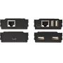 StarTech.com 4-Port USB 2.0 Extender Hub over Single CAT5e/CAT6 Ethernet Kabel (RJ45) - 100m - USB Extender Hub Adapter Kit - Metalen Behuizing - Extern Gevoed - 480 Mbps (USB2004EXT100) thumbnail