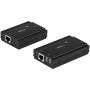 StarTech.com 4-Port USB 2.0 Extender Hub over Single CAT5e/CAT6 Ethernet Kabel (RJ45) - 100m - USB Extender Hub Adapter Kit - Metalen Behuizing - Extern Gevoed - 480 Mbps (USB2004EXT100) thumbnail