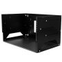 StarTech.com 2 Post 4U Open Frame Wandmonteerbare Server rack met Ingebouwd Schap, Verstelbare Diepte, Netwerk rack voor Data/AV/Electronica/Computer Apparatuur, Compacte Server Rack, TAA Compliant thumbnail