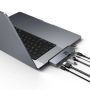 HYPER DUO PRO 7-in-2 USB-C Hub USB Type-C 104 Mbit/s Grijs (HD575BUGL) thumbnail