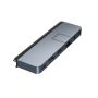 HYPER DUO PRO 7-in-2 USB-C Hub USB Type-C 104 Mbit/s Grijs (HD575BUGL) thumbnail