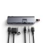HYPER DUO PRO 7-in-2 USB-C Hub USB Type-C 104 Mbit/s Grijs (HD575BUGL) thumbnail