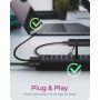 ICY BOX IB-HUB1717-U3 USB 3.2 Gen 1 (3.1 Gen 1) Type-A 5000 Mbit/s Zwart (IB-HUB1717-U3) thumbnail