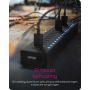 ICY BOX IB-HUB1717-U3 USB 3.2 Gen 1 (3.1 Gen 1) Type-A 5000 Mbit/s Zwart (IB-HUB1717-U3) thumbnail