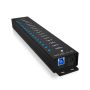 ICY BOX IB-HUB1717-U3 USB 3.2 Gen 1 (3.1 Gen 1) Type-A 5000 Mbit/s Zwart (IB-HUB1717-U3) thumbnail