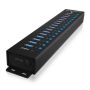ICY BOX IB-HUB1717-U3 USB 3.2 Gen 1 (3.1 Gen 1) Type-A 5000 Mbit/s Zwart (IB-HUB1717-U3) thumbnail