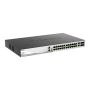 D-Link DMS-3130-30TS/E netwerk-switch Managed L3 10G Ethernet (100/1000/10000) Bureaublad-/wandmontage Zwart (DMS-3130-30TS/E) thumbnail