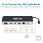 Tripp Lite U442-DOCK16-B laptop dock & poortreplicator Bedraad USB 3.2 Gen 1 (3.1 Gen 1) Type-C Grijs (U442-DOCK16-B) thumbnail
