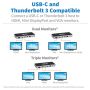 Tripp Lite U442-DOCK16-B laptop dock & poortreplicator Bedraad USB 3.2 Gen 1 (3.1 Gen 1) Type-C Grijs (U442-DOCK16-B) thumbnail