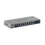 NETGEAR GS108X Unmanaged L2 Gigabit Ethernet (10/100/1000) Grijs (GS108X-100EUS) thumbnail