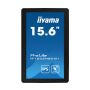 iiyama ProLite TF1633MSC-B1 computer monitor 39,6 cm (15.6") 1920 x 1080 Pixels Full HD Touchscreen Zwart (TF1633MSC-B1) thumbnail