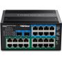 TRENDnet Industrie Switch 26Port Gbit PoE+ Metall   DIN-Rail (TI-PG262) thumbnail