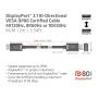 CLUB3D DisplayPort 2.1 Bi-Directional VESA DP80 Gecertificeerde kabel 4K240Hz, 8K60Hz or 10K30Hz M/M 1.2m/3.94ft (CAC-1091) thumbnail