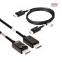 CLUB3D DisplayPort 2.1 Bi-Directional VESA DP80 Gecertificeerde kabel 4K240Hz, 8K60Hz or 10K30Hz M/M 1.2m/3.94ft (CAC-1091) thumbnail