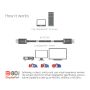 CLUB3D DisplayPort 2.1 Bi-Directional VESA DP80 Gecertificeerde kabel 4K240Hz, 8K60Hz or 10K30Hz M/M 1.2m/3.94ft (CAC-1091) thumbnail