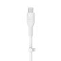 Belkin Cbl Silicone USB-C LTG 3M blc Wit (CAA009BT3MWH) thumbnail