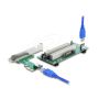 DELOCK Riser Karte PCI Express x1 zu 2x PCI 32 Bit Slot 60cm (90066) thumbnail