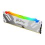 Kingston Technology FURY 32GB 8000MT/s DDR5 CL38 DIMM (set van 2) Renegade RGB White XMP (KF580C38RWAK2-32) thumbnail