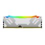 Kingston Technology FURY 32GB 8000MT/s DDR5 CL38 DIMM (set van 2) Renegade RGB White XMP (KF580C38RWAK2-32) thumbnail
