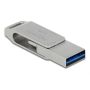 DeLOCK 54074 USB flash drive 32 GB USB Type-A / USB Type-C 3.2 Gen 1 (3.1 Gen 1) Zilver (54074) thumbnail