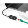 DeLOCK 61026 tussenstuk voor kabels USB C RJ45 Zwart (61026) thumbnail