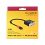 DeLOCK 61213 video kabel adapter 0,2 m USB Type-C DVI Zwart (61213) thumbnail