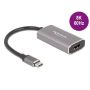 DeLOCK 62632 USB grafische adapter 7680 x 4320 Pixels Grijs (62632) thumbnail