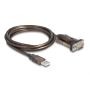 DeLOCK 62646 seriële kabel Zwart 1,5 m USB Type-A DB-9 (62646) thumbnail