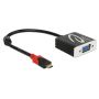 DeLOCK 62994 video kabel adapter 0,2 m USB Type-C VGA (D-Sub) Zwart (62994) thumbnail