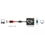 DeLOCK 62994 video kabel adapter 0,2 m USB Type-C VGA (D-Sub) Zwart (62994) thumbnail