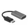 DeLOCK 63118 video kabel adapter 0,2 m DisplayPort HDMI Type A (Standaard) Grijs (63118) thumbnail