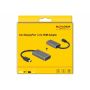 DeLOCK 63200 video kabel adapter 0,2 m Mini DisplayPort HDMI Type A (Standaard) Grijs (63200) thumbnail