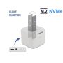 DeLOCK 63331 behuizing voor opslagstations SDD-behuizing Wit M.2 (63331) thumbnail