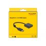 DeLOCK 63585 video kabel adapter 0,2 m DisplayPort HDMI Zwart (63585) thumbnail