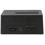DeLOCK 63958 basisstation voor opslagstations USB 3.2 Gen 2 (3.1 Gen 2) Type-C Zwart (63958) thumbnail