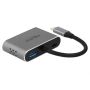 DeLOCK 64074 interface hub USB 3.2 Gen 1 (3.1 Gen 1) Type-C Grijs (64074) thumbnail