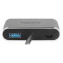 DeLOCK 64074 interface hub USB 3.2 Gen 1 (3.1 Gen 1) Type-C Grijs (64074) thumbnail