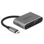 DeLOCK 64074 interface hub USB 3.2 Gen 1 (3.1 Gen 1) Type-C Grijs (64074) thumbnail