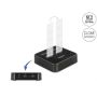 DeLOCK 64177 basisstation voor opslagstations USB 3.2 Gen 2 (3.1 Gen 2) Type-C Zwart (64177) thumbnail
